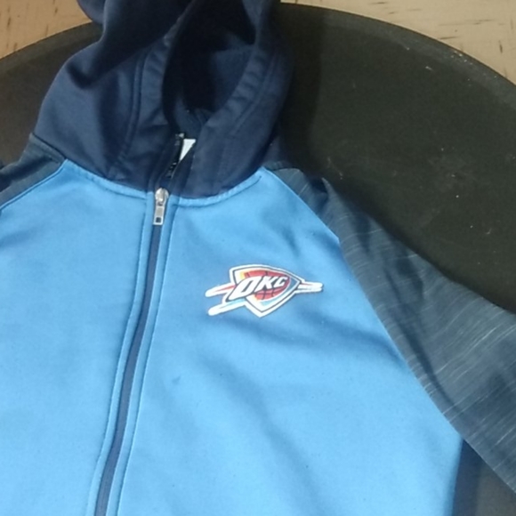 Oklahoma City Thunder Mens Size M  Full Zip H - Picture 1 of 4